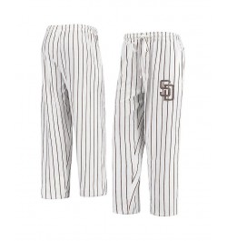 Men's White San Diego Padres Vigor Pinstripe Pants $29.69 Pajama