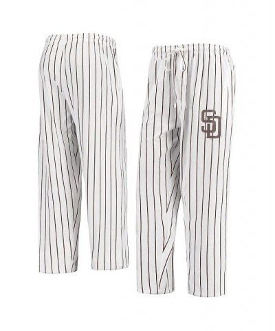 Men's White San Diego Padres Vigor Pinstripe Pants $29.69 Pajama