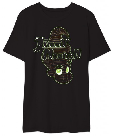 Jimmy Neutron Men's Graphic T-Shirt Black $20.29 T-Shirts