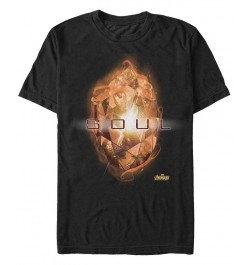 Marvel Men's Avengers Infinity War The Soul Stone Short Sleeve T-Shirt Black $16.80 T-Shirts