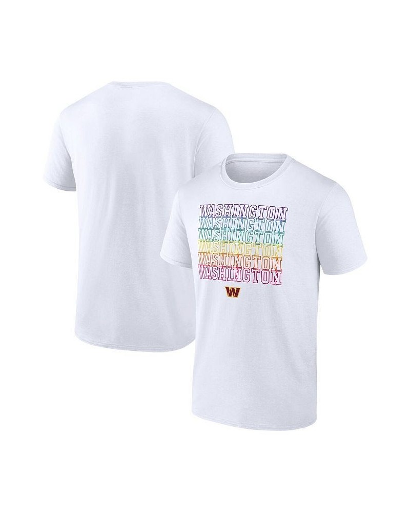 Men's Branded White Washington Commanders City Pride Team T-shirt $19.00 T-Shirts