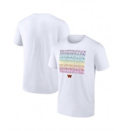 Men's Branded White Washington Commanders City Pride Team T-shirt $19.00 T-Shirts