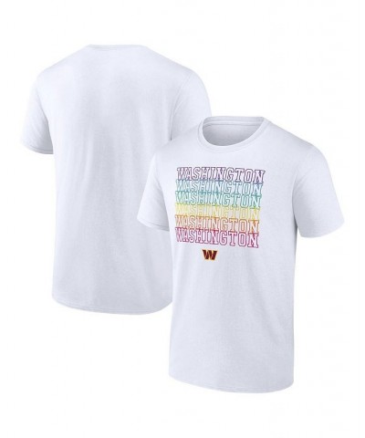 Men's Branded White Washington Commanders City Pride Team T-shirt $19.00 T-Shirts