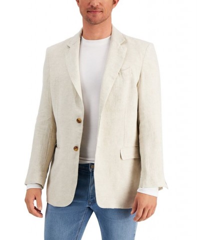 Men's 100% Linen Blazer Tan/Beige $31.32 Blazers