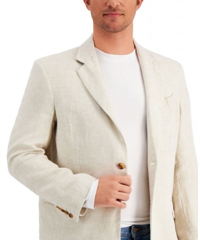 Men's 100% Linen Blazer Tan/Beige $31.32 Blazers