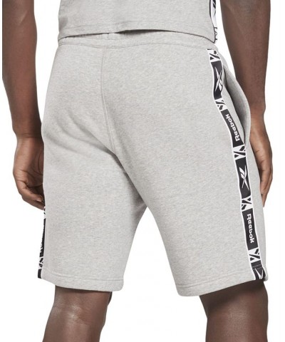 Men's Training Essentials Logo Tape Drawstring Shorts Gray $15.30 Shorts