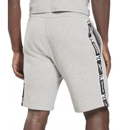 Men's Training Essentials Logo Tape Drawstring Shorts Gray $15.30 Shorts