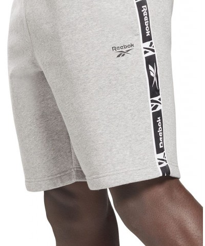 Men's Training Essentials Logo Tape Drawstring Shorts Gray $15.30 Shorts