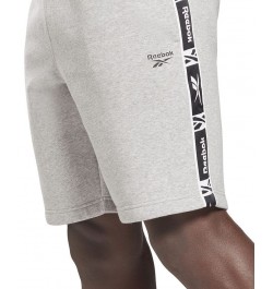 Men's Training Essentials Logo Tape Drawstring Shorts Gray $15.30 Shorts