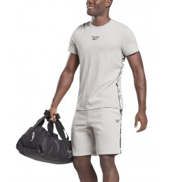 Men's Training Essentials Logo Tape Drawstring Shorts Gray $15.30 Shorts