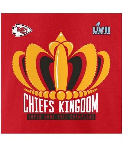 Men's Branded Red Kansas City Chiefs Super Bowl LVII Champions Last Standing Long Sleeve T-shirt $25.49 T-Shirts