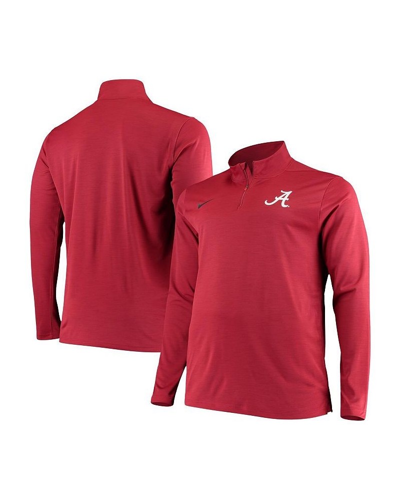 Men's Crimson Alabama Crimson Tide Big and Tall Primary Logo Intensity Performance Quarter-Zip Jacket $45.89 Jackets