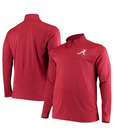 Men's Crimson Alabama Crimson Tide Big and Tall Primary Logo Intensity Performance Quarter-Zip Jacket $45.89 Jackets