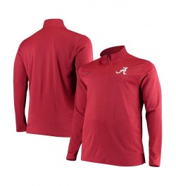 Men's Crimson Alabama Crimson Tide Big and Tall Primary Logo Intensity Performance Quarter-Zip Jacket $45.89 Jackets