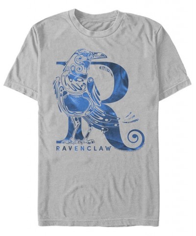 Men's Ravenclaw Short Sleeve Crew T-shirt Silver $20.29 T-Shirts