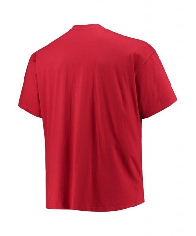 Men's Crimson Alabama Crimson Tide Big and Tall Arch Over Wordmark T-shirt $18.80 T-Shirts