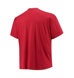 Men's Crimson Alabama Crimson Tide Big and Tall Arch Over Wordmark T-shirt $18.80 T-Shirts