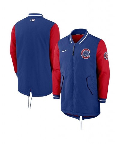 Men's Royal Chicago Cubs Dugout Performance Full-Zip Jacket $85.10 Jackets