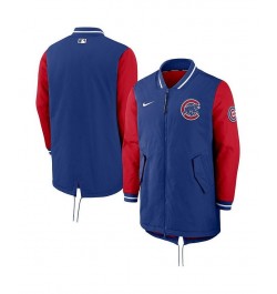 Men's Royal Chicago Cubs Dugout Performance Full-Zip Jacket $85.10 Jackets