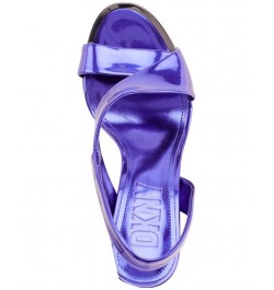 Women's Diva Slip-On Slingback Dress Sandals Purple $52.82 Shoes