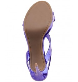 Women's Diva Slip-On Slingback Dress Sandals Purple $52.82 Shoes