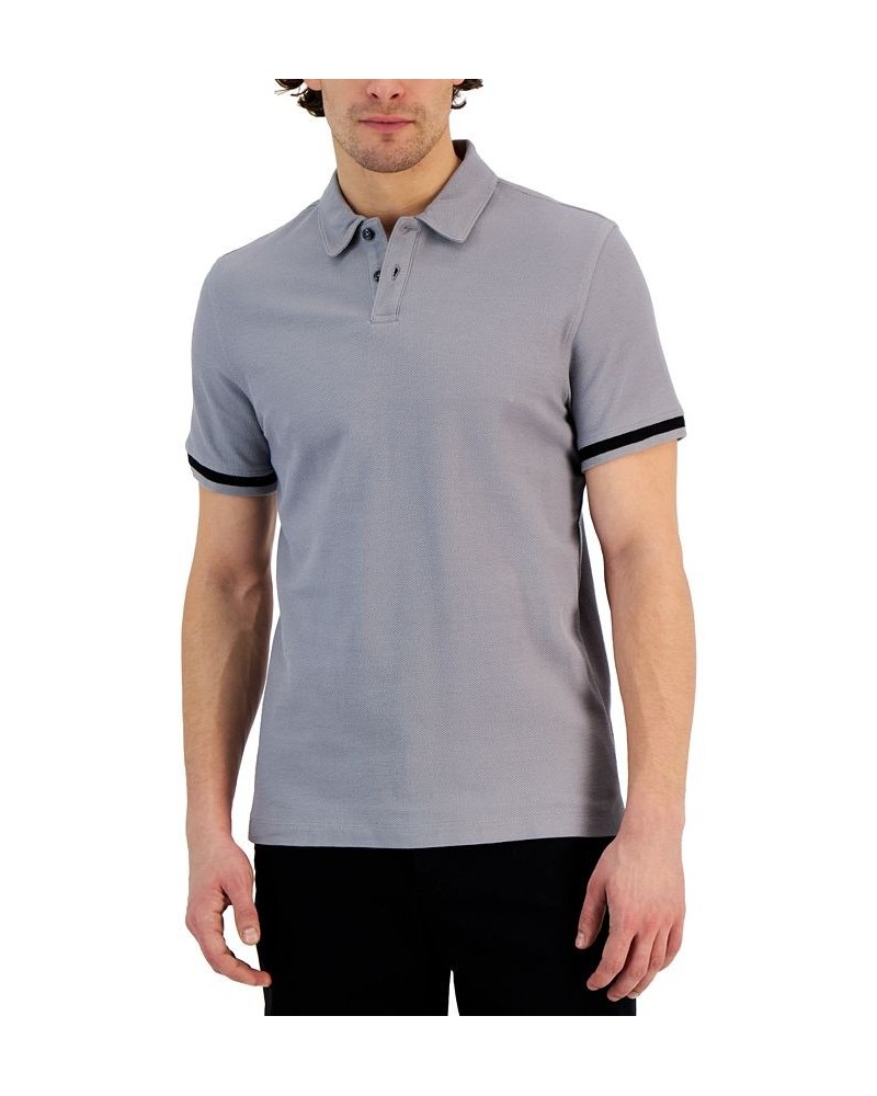 Men's Regular-Fit Tipped Polo Shirt PD06 $12.75 Polo Shirts