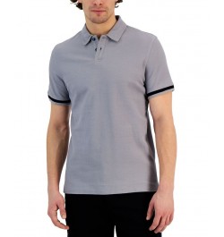 Men's Regular-Fit Tipped Polo Shirt PD06 $12.75 Polo Shirts