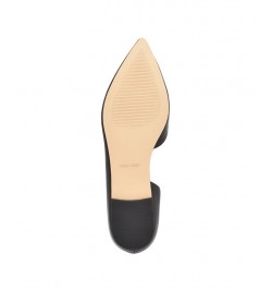 Women's Blaha D'orsay Slip-on Flats Black $40.59 Shoes