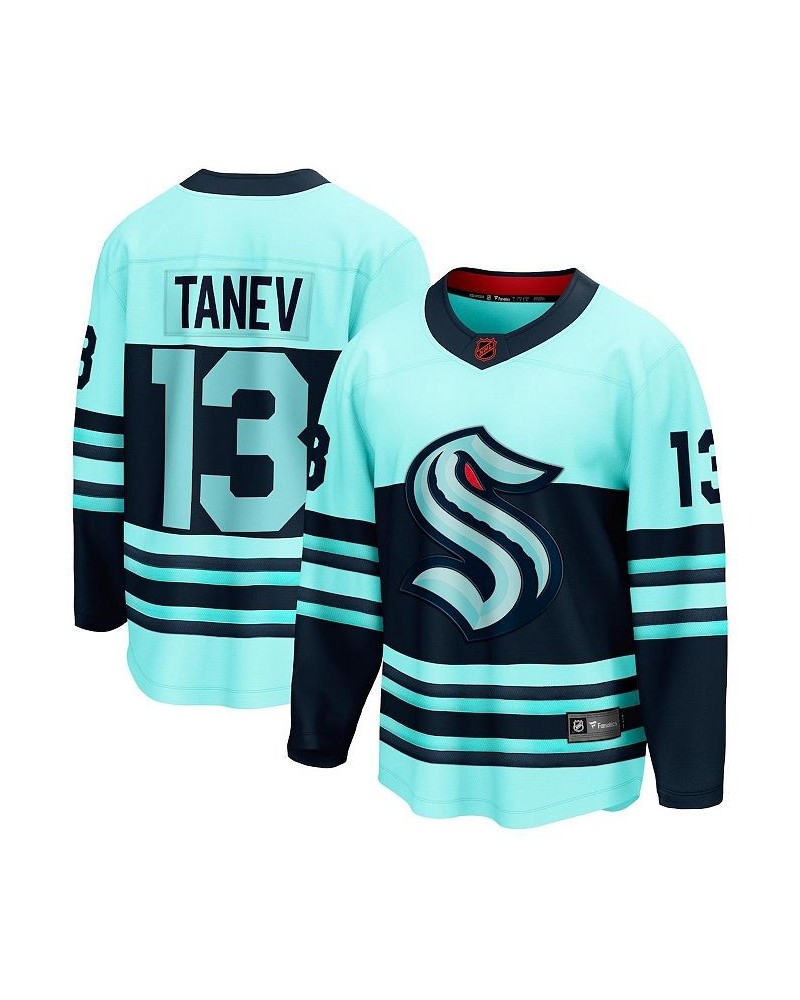 Men's Branded Brandon Tanev Teal Seattle Kraken Special Edition 2.0 Breakaway Player Jersey $67.68 Jersey