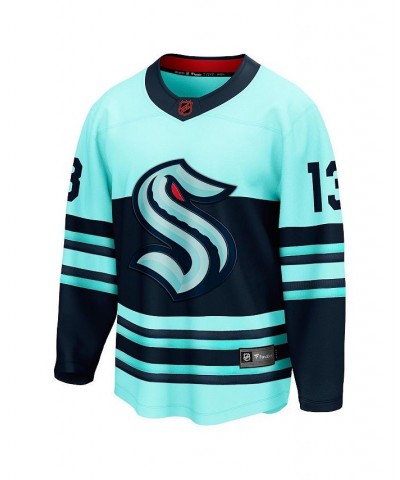 Men's Branded Brandon Tanev Teal Seattle Kraken Special Edition 2.0 Breakaway Player Jersey $67.68 Jersey