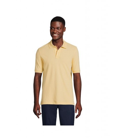 School Uniform Men's Short Sleeve Mesh Polo Shirt Maize $16.26 Polo Shirts