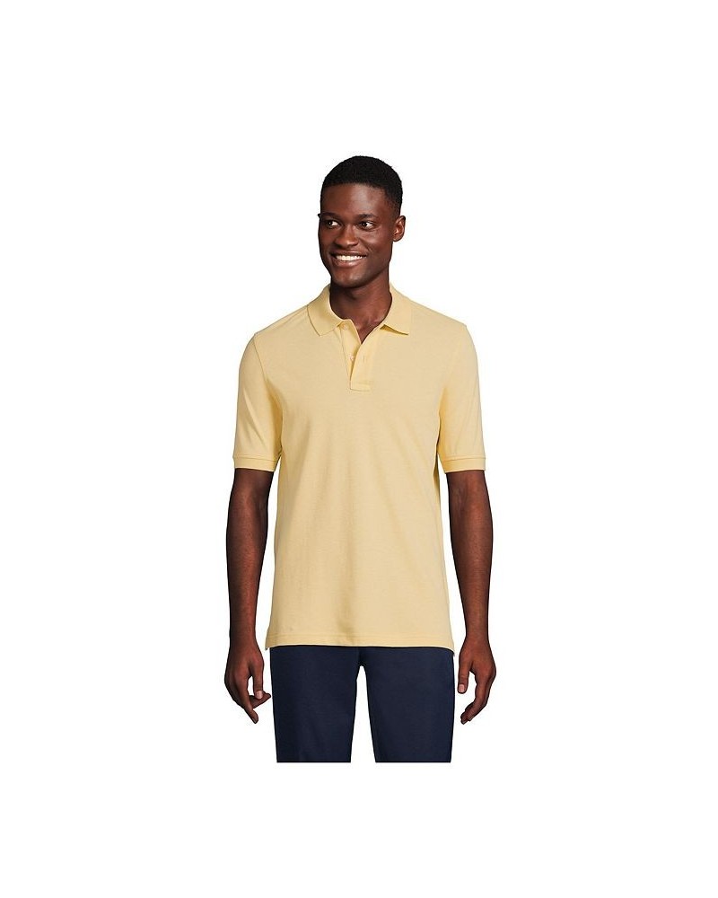 School Uniform Men's Short Sleeve Mesh Polo Shirt Maize $16.26 Polo Shirts