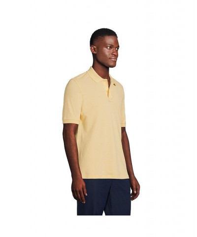 School Uniform Men's Short Sleeve Mesh Polo Shirt Maize $16.26 Polo Shirts