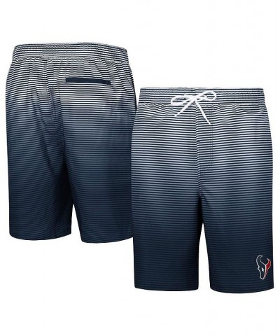 Men's Navy Houston Texans Ocean Swim Trunks $28.59 Swimsuits