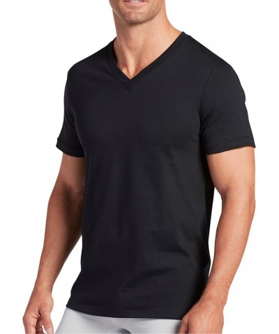 Men's Classic V-neck Undershirt, Pack of 3 Black $15.77 Undershirt