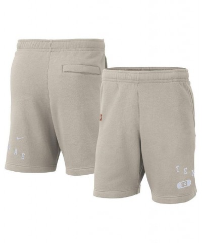 Men's Cream Texas Longhorns Fleece Shorts $34.44 Shorts