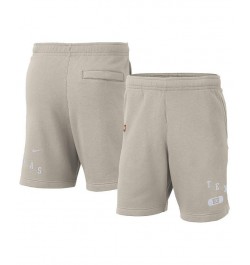 Men's Cream Texas Longhorns Fleece Shorts $34.44 Shorts