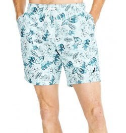 Men's 8" Tropical-Print Quick-Dry Swim Shorts PD02 $22.55 Swimsuits