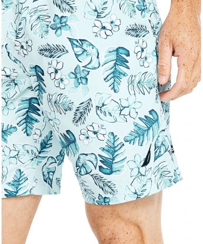 Men's 8" Tropical-Print Quick-Dry Swim Shorts PD02 $22.55 Swimsuits