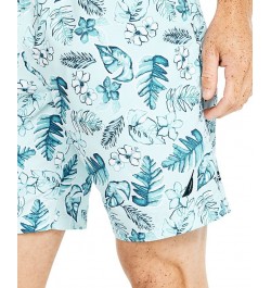 Men's 8" Tropical-Print Quick-Dry Swim Shorts PD02 $22.55 Swimsuits