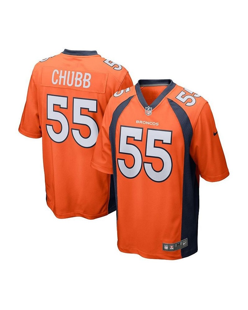 Men's Bradley Chubb Orange Denver Broncos Game Jersey $53.20 Jersey