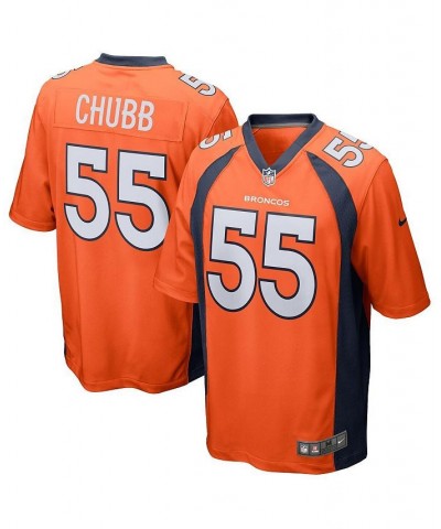 Men's Bradley Chubb Orange Denver Broncos Game Jersey $53.20 Jersey