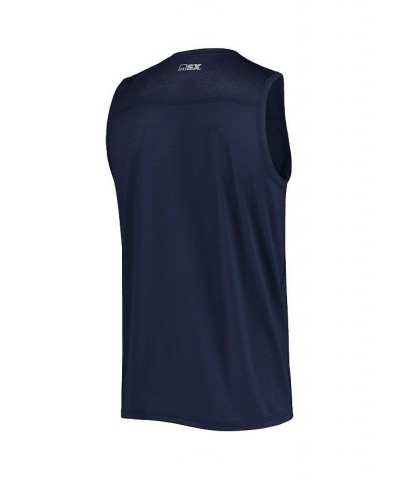 Men's College Navy Seattle Seahawks Rebound Tank Top $23.10 T-Shirts