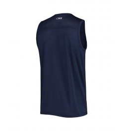 Men's College Navy Seattle Seahawks Rebound Tank Top $23.10 T-Shirts