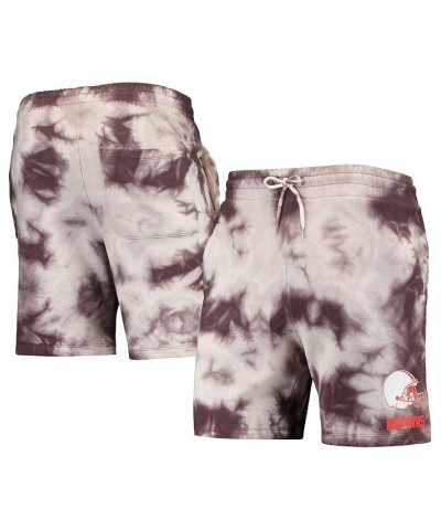 Men's Brown Cleveland Browns Tie-Dye Shorts $34.30 Shorts