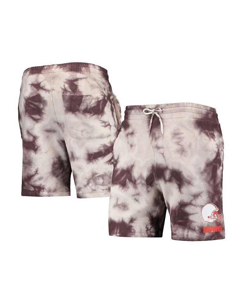 Men's Brown Cleveland Browns Tie-Dye Shorts $34.30 Shorts