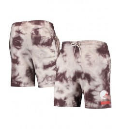 Men's Brown Cleveland Browns Tie-Dye Shorts $34.30 Shorts