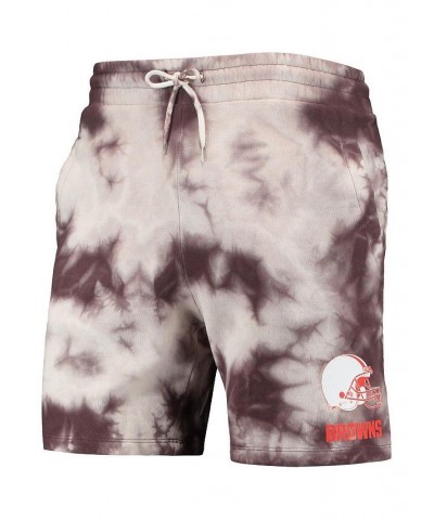 Men's Brown Cleveland Browns Tie-Dye Shorts $34.30 Shorts