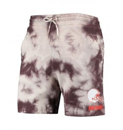 Men's Brown Cleveland Browns Tie-Dye Shorts $34.30 Shorts