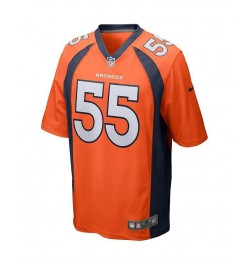 Men's Bradley Chubb Orange Denver Broncos Game Jersey $53.20 Jersey